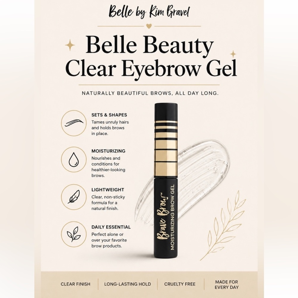 Belle beauty Brave Brow Moisturizing Gel / clear / new
